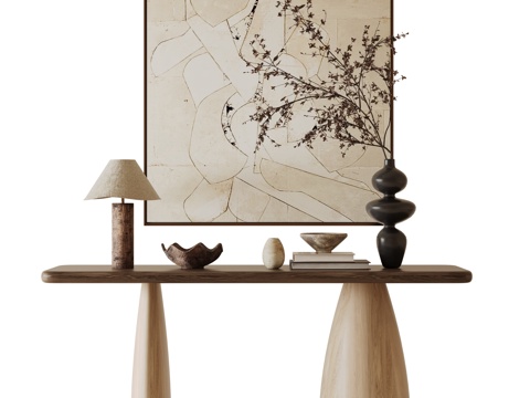 法式中古风条案su模型