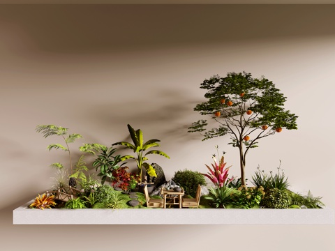 植物组合su模型