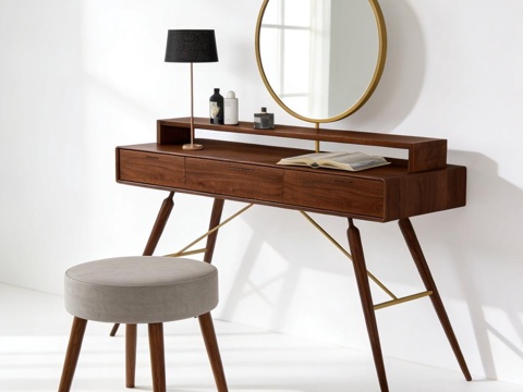 现代梳妆台su模型