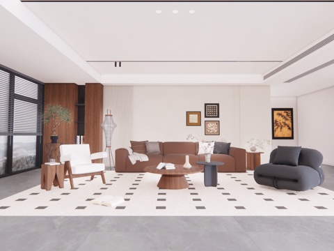 卧室 餐厅 茶室 门窗su模型