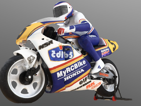 D打印我的遥控自行车NSR500 1-5遥控自行车罗斯曼版su模型