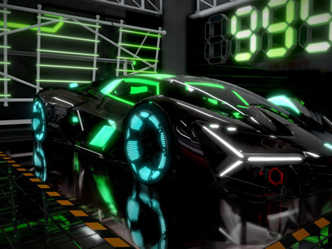 车库关注者特别版！su模型