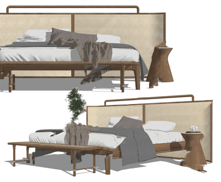 台灯 衣柜 书桌 客餐厅 家装 书房su模型