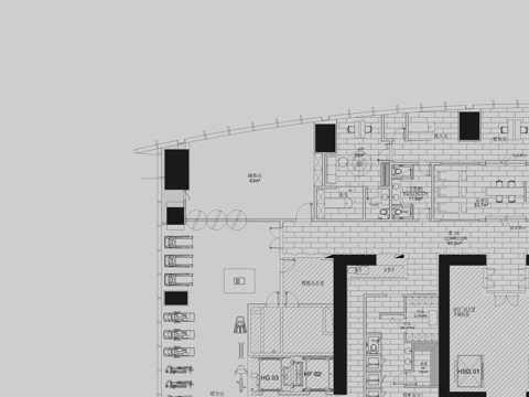 京基100游泳池平布方案cad施工图