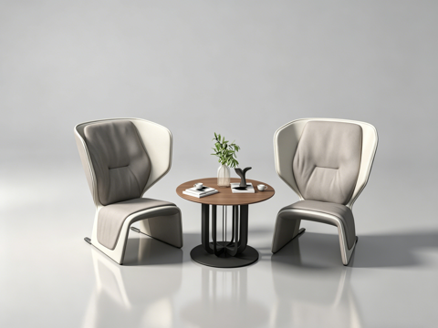 现代休闲椅su模型