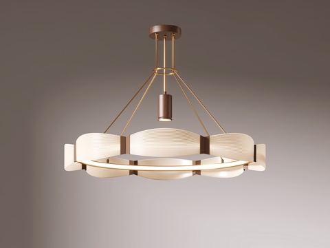 现代吊灯 餐厅吊灯 艺术吊灯su模型