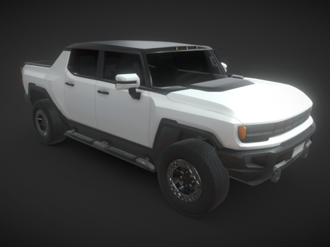 悍马EV-低多边形su模型