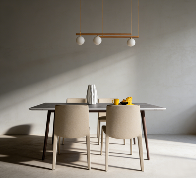 现代餐桌su模型