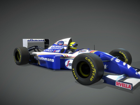 威廉姆斯FW16 + 艾尔顿·塞纳su模型