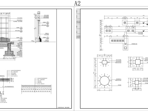 乡村大舞台施工图CADcad施工图
