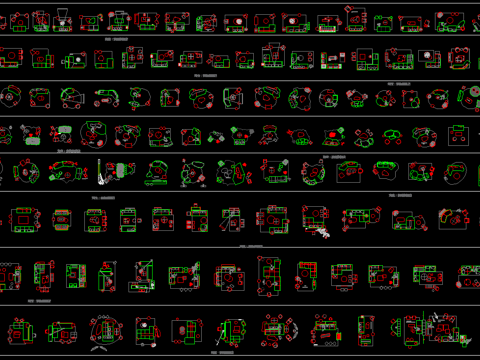 2026最新平面图库cad施工图