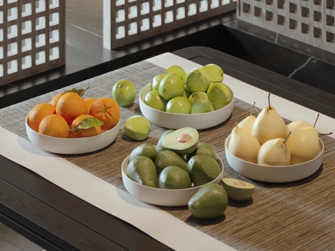 现代水果su模型