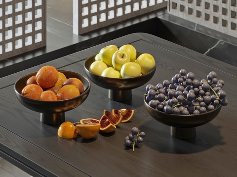 现代水果su模型