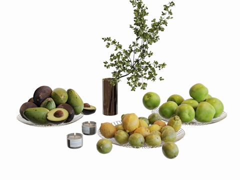 现代水果su模型