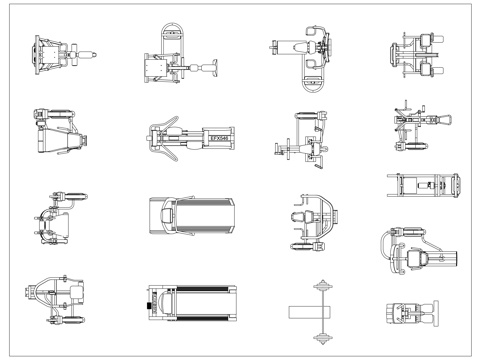健身器械 运动器材 体能器械 康体器材 锻炼器械cad施工图
