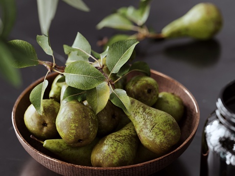 现代水果梨su模型