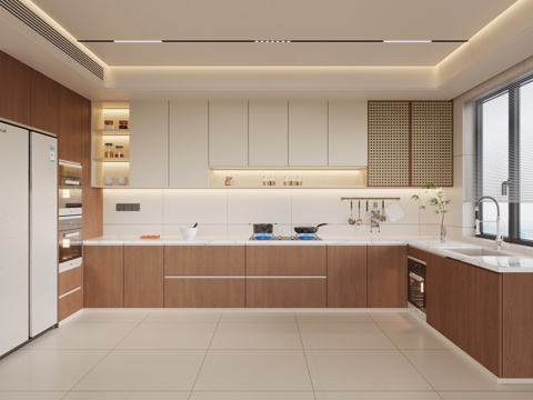 中古厨房su模型