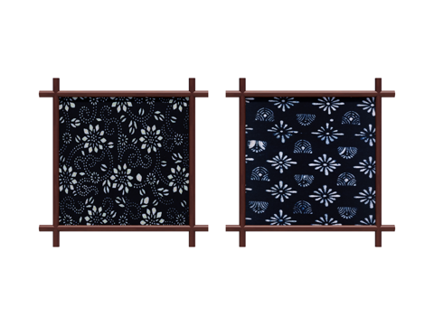 民族风格装饰墙饰su模型