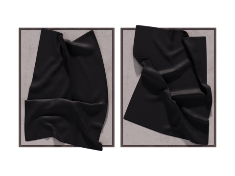 墙饰 挂式 挂画 三维画su模型