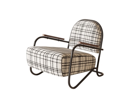 中古风休闲椅su模型