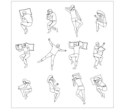 卧姿剪影 睡姿侧影 安睡身影 躺卧剪影 酣睡剪影cad施工图