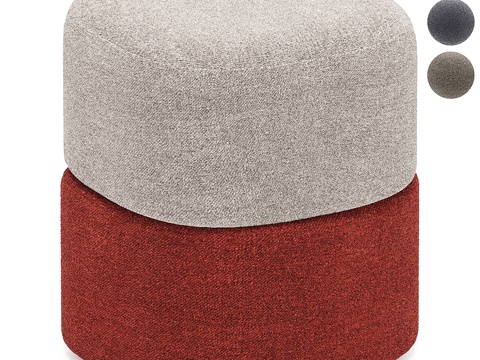 现代简约矮凳 矮凳 简约矮凳 装饰矮凳 凳子3d模型