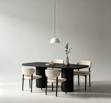 现代餐桌书桌su模型