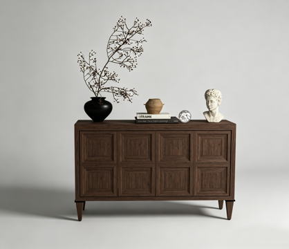 中古风装饰柜su模型