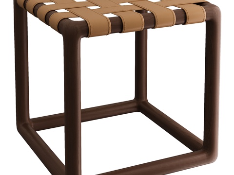 北欧简约矮凳 矮凳 简约矮凳 装饰矮凳 凳子3d模型