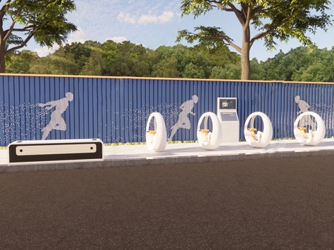 智能化互动设施 智能化一体机su模型