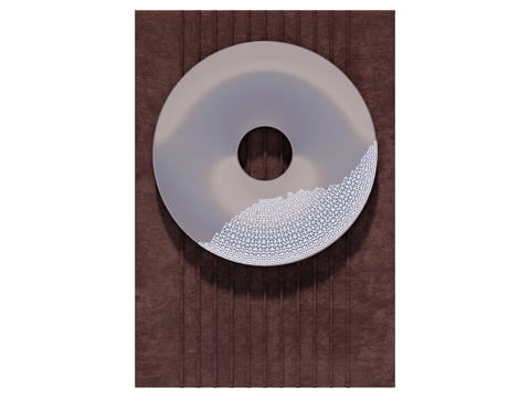 墙饰 挂式su模型