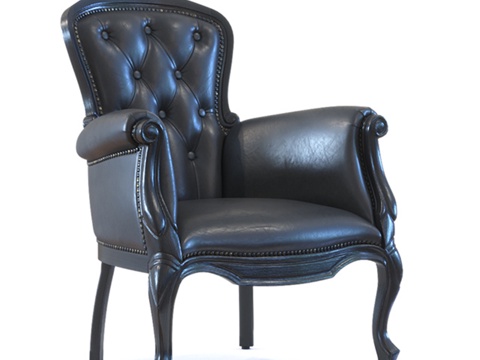 Moooi Smoke扶手椅 (未烧焦)3d模型