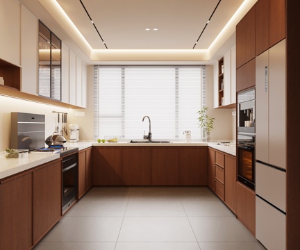 中古厨房su模型