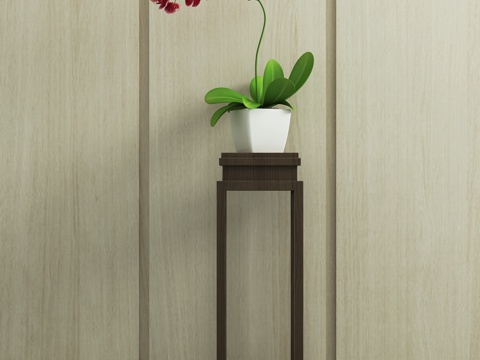  现代绿植 盆栽 植物3d模型 