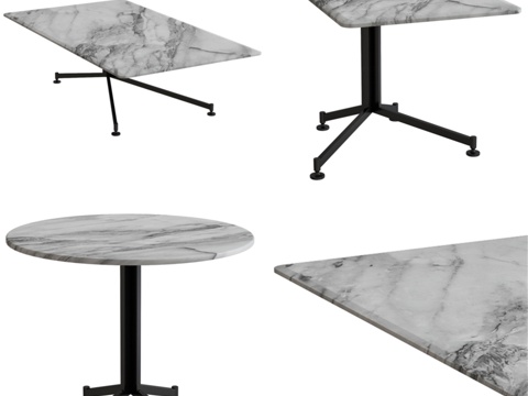 Vito 系列桌子（Eichholtz 系列）3d模型