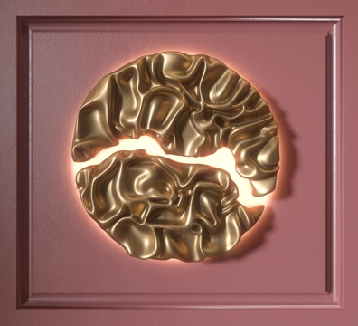 现代墙饰su模型