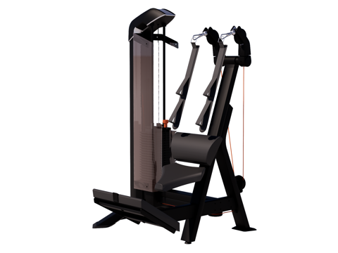 运动器材 健身器材 健身房设备su模型