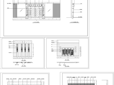 中式餐厅装饰图cad施工图