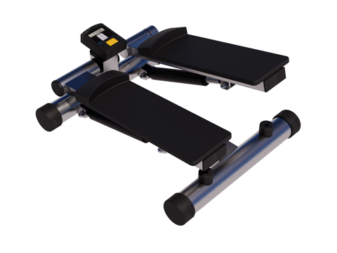 运动器材 健身器材 踏步机su模型