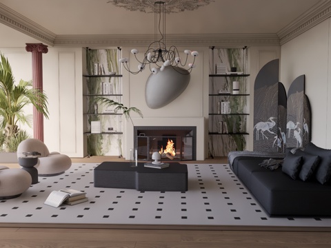 厨房 家装 衣帽间 卧室 茶室su模型