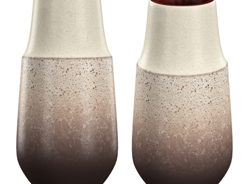 Reactive Glaze 高脚花瓶3d模型