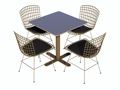 户外桌椅 休闲桌椅su模型