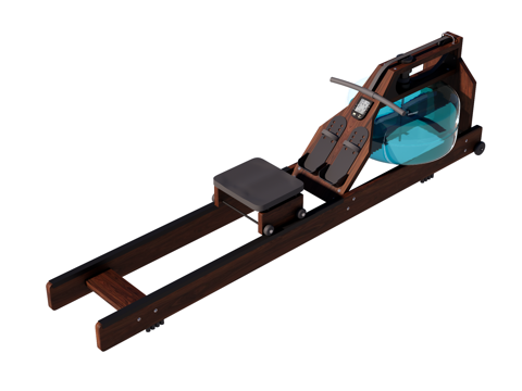 运动器材 健身器材 划船机su模型