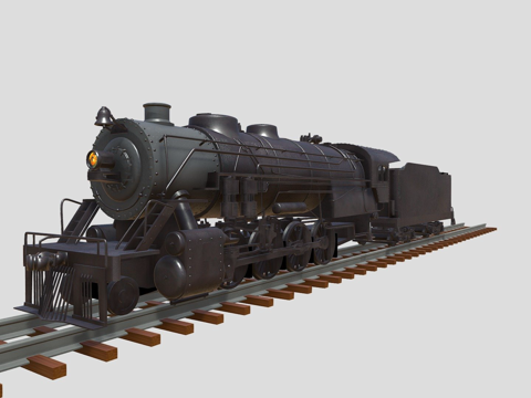 阅读I10sa蒸汽机车su模型