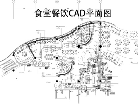 中式餐厅装饰图cad施工图