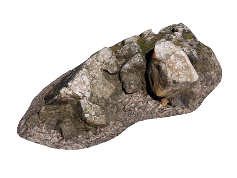 景观石 假山石头 园林景观su模型