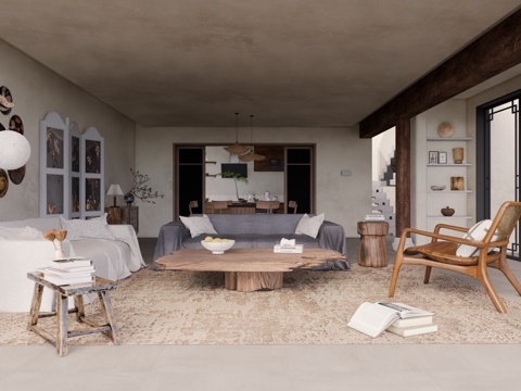 衣帽间 门窗 客厅 卫生间 卧室su模型