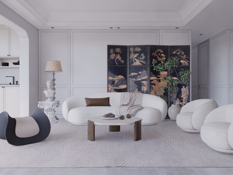 厨房 餐厅 衣帽间 茶室 阳台 家装 卧室su模型