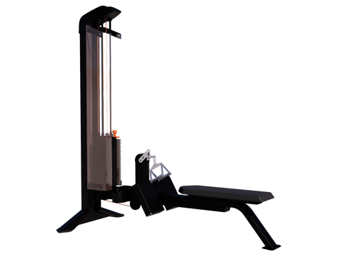 运动器材 健身器材 健身房设备 划船机su模型