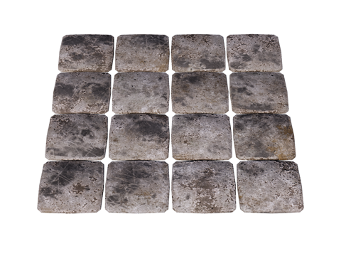 石板 石踏步 汀步 园林景观su模型